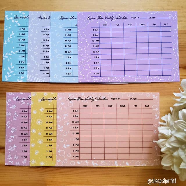 Weekly Lesson Planner