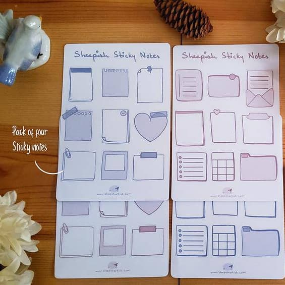 Sheepish Sticky Notes